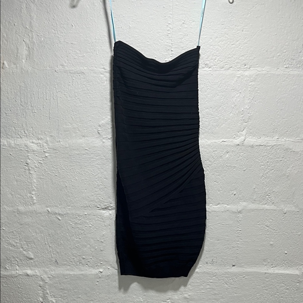 Marciano Black Strapless Dress